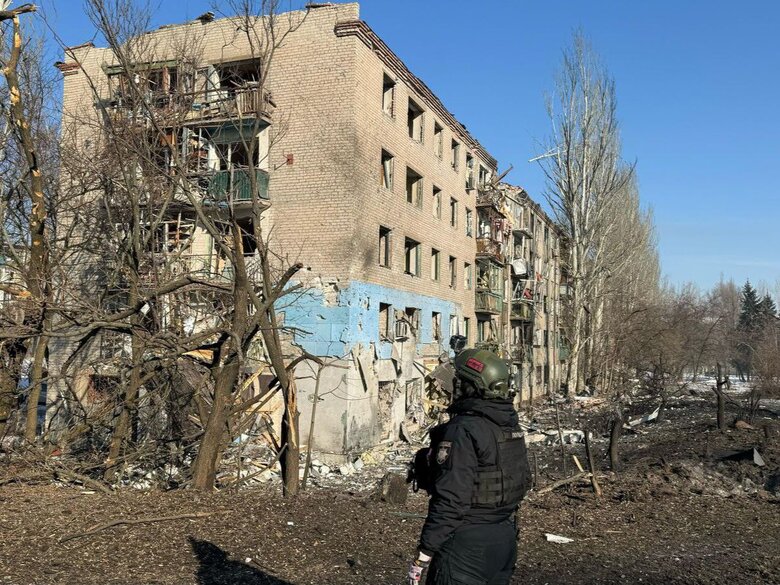 удар по Костянтинівці 19 лютого 2025 року