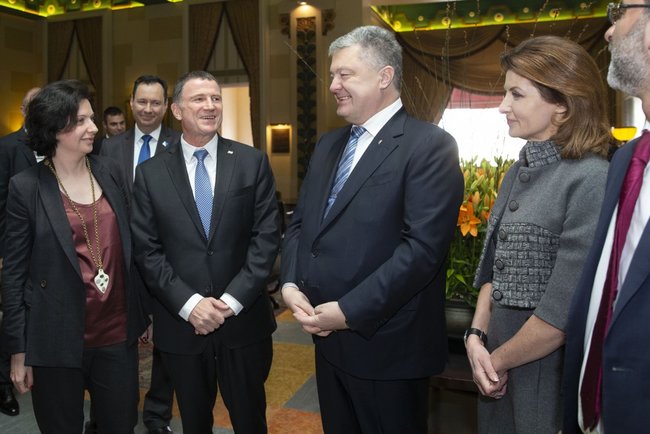 Порошенко провів переговори зі спікером парламенту Ізраїлю Едельштейном 01