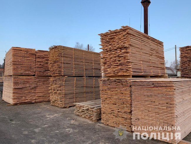 Полиция проводит обыски на житомирских лесоперерабатывающих предприятиях 01