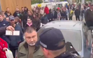 П'яний голова райдержадміністрації Майбоженко влетів у натовп людей в Броварах