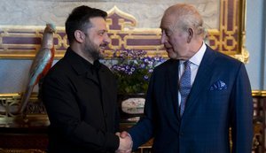 Зеленський зустрівся з Чарльзом ІІІ у Букінгемському палаці в Лондоні. ФОТО