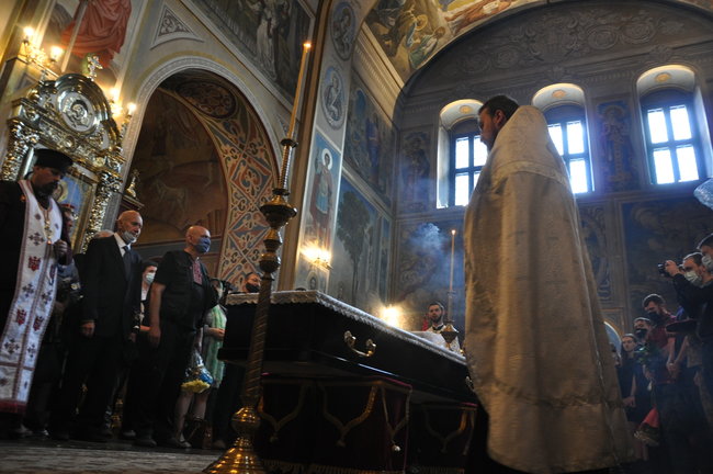 С умершим ветераном ОУН-УПА и дивизии Галичина Орестом Васкулом простились в Киеве 19