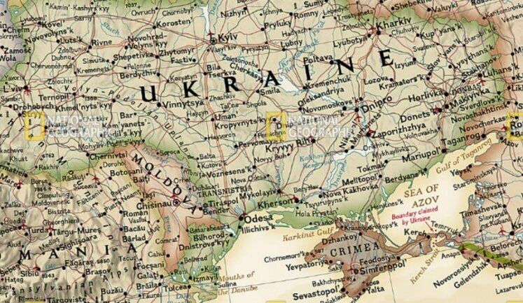 В Европе продаются десятки карт с "российским" или "ничейным" Крымом. КАРТЫ