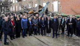 ТЭЦ Киева после обстрела