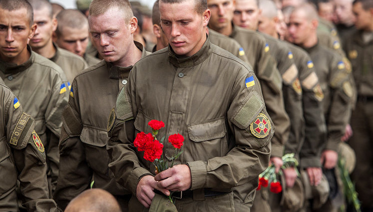 Rally-requiem for killed national guards took place in Kyiv (Updated). PHOTOS