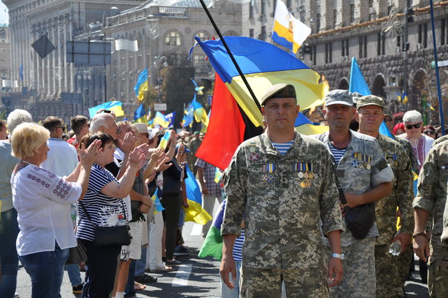 Марш захисників України в Києві завершився 12