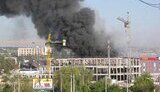 Пожар в крупнейшем торговом центре Крыма. ФОТОрепортаж.