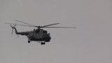 Вертолеты Ми-8МСБ-В морской авиационной бригады отработали удар неуправляемыми ракетами по колонне бронетехники. ВИДЕО