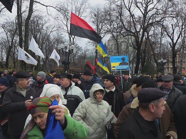 Наш ворог - олігархат! Наш ворог - Порошенко! Прихильники Саакашвілі провели марш у Києві з закликом імпічмента президента (оновлено) 17