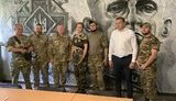 16 воинам-добровольцам ДУК "Правый сектор" вручены в Авдеевке удостоверения УБД, - Минветеранов. ФОТО
