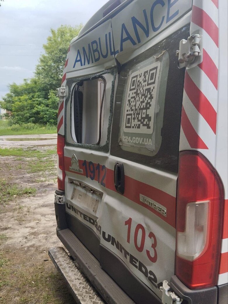 Обстріл швидкої на Харківщині
