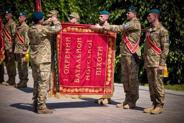 Зеленський відзначив морських піхотинців