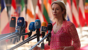Kallas calls on the US to strengthen sanctions against Russia