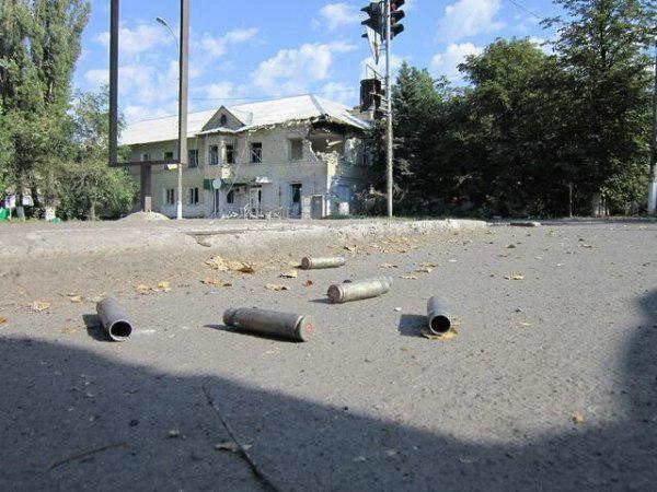шахтерск обстрелы