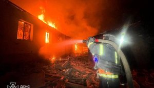 Нічна атака РФ на Великий Бурлук: 3 постраждалих. ФОТОрепортаж