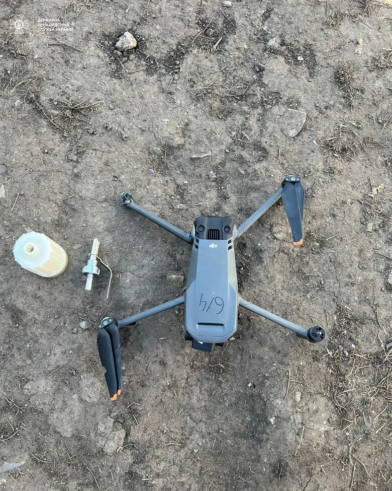 Border guards shot down 8 drones, one of them was equipped with K-51 tear grenade 01