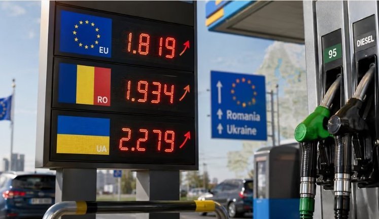Україна випередила країни ЄС за темпами подорожчання пального. ІНФОГРАФІКА
