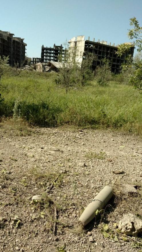 Наслідки удару ЗСУ по складу боєприпасів у окупованій Макіївці 02