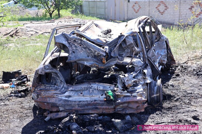 Наслідки удару по Руській Лозовій на Харківщині