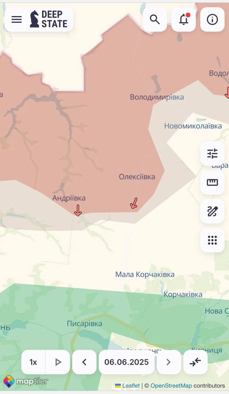ворог просунувся на Сумщині