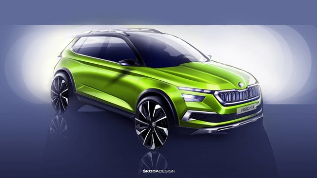 Skoda объявила о мировой премьере кроссовера Vision X 01