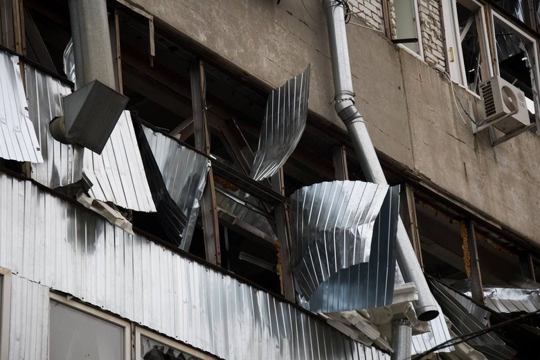 Дніпро після обстрілу