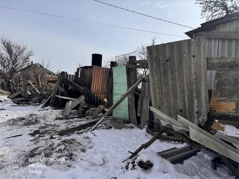 последствия удара по Краматорску 1 марта 2025 года