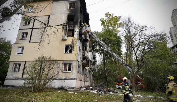 Consequences of Russian attack have been recorded in seven districts of Kyiv. Significant damage to Institute of Cardiology - KCMA. PHOTOS