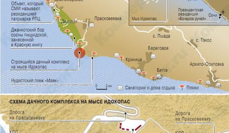 Как русский царь Путин построил себе родовое поместье. Репортаж из Геленджика. ФОТОрепортаж