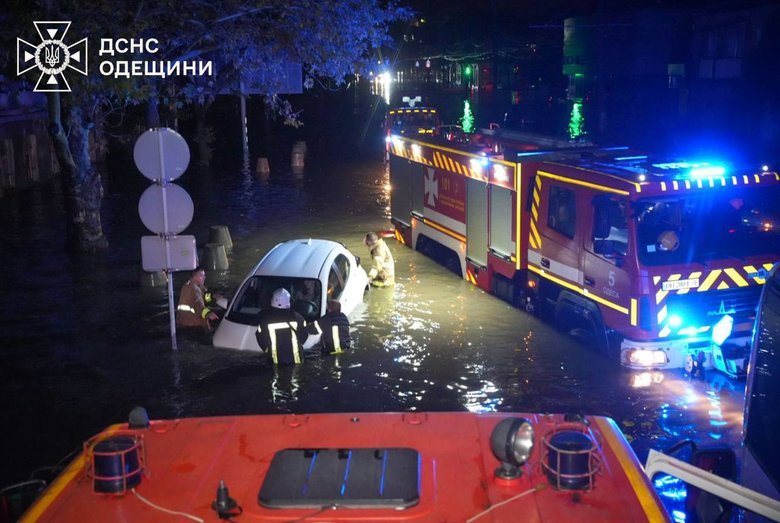 Bad weather in Odesa