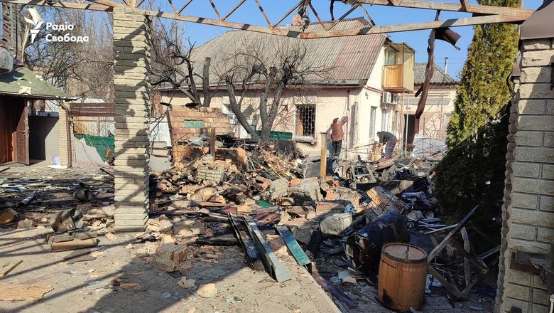 Наслідки обстрілу на Нивках у Києві 01