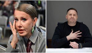 Андрій Єрмак та Ксенія Собчак