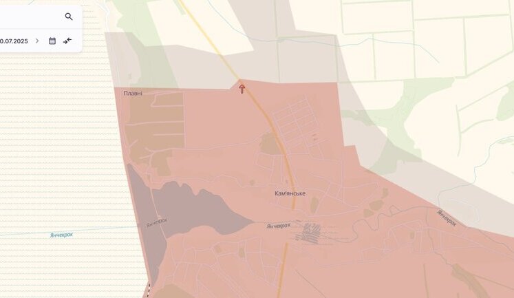 Russian forces have occupied Kamianske in Zaporizhzhia region and Verkhnokamianske in Donetsk region - DeepState. MAP