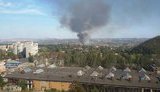 донецк пожар военкомат