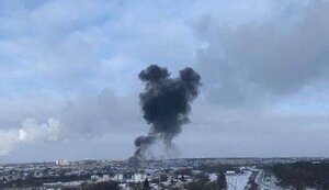 Дрон-камикадзе атаковал нефтебазу в российском городе Орел. ФОТОрепортаж