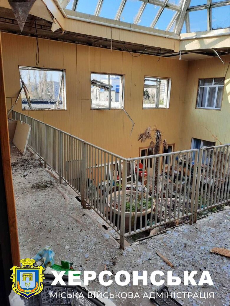 21 марта обстреляли детский сад в Корабельном районе Херсона