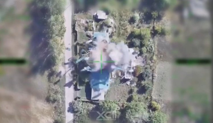 БТР "Буцефал" та дрони 92-ї ОШБр знищили російську ДРГ у будівлі на Донеччині. ВIДЕО