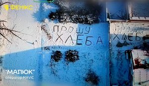 Написала на снігу "Прошу хліба": у Костянтинівці оператор БПЛА скинув продукти літній жінці. ВIДЕО
