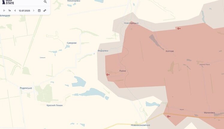 Ворог окупував Разіне на Донеччині і має просування в області та на Харківщині, - DeepState. КАРТИ