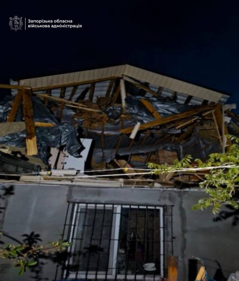 Атака на Запорізький район: одна людина постраждала