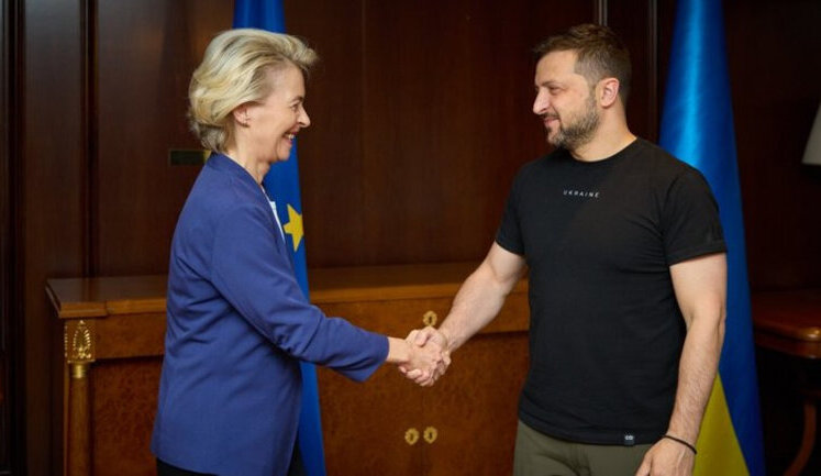 Зеленський і фон дер Ляєн готують рішення щодо фінансування оборони України