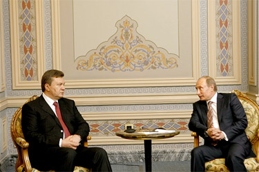 Виктор Янукович и Владимир Путин. Фото president.gov.ua