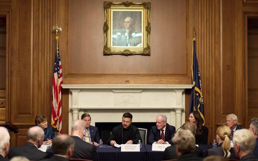 Сенат США зробив перший крок до санкцій проти РФ та Ірану: на голосуванні був присутній Зеленський. ФОТОрепортаж