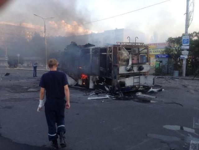 донецк обстрелы