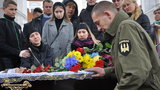З ветераном Віктором Дегтярьовим (Сенсеєм), який загинув від вибуху гранати в центрі Києва, попрощалися на Майдані. ВІДЕО+ФОТОрепортаж
