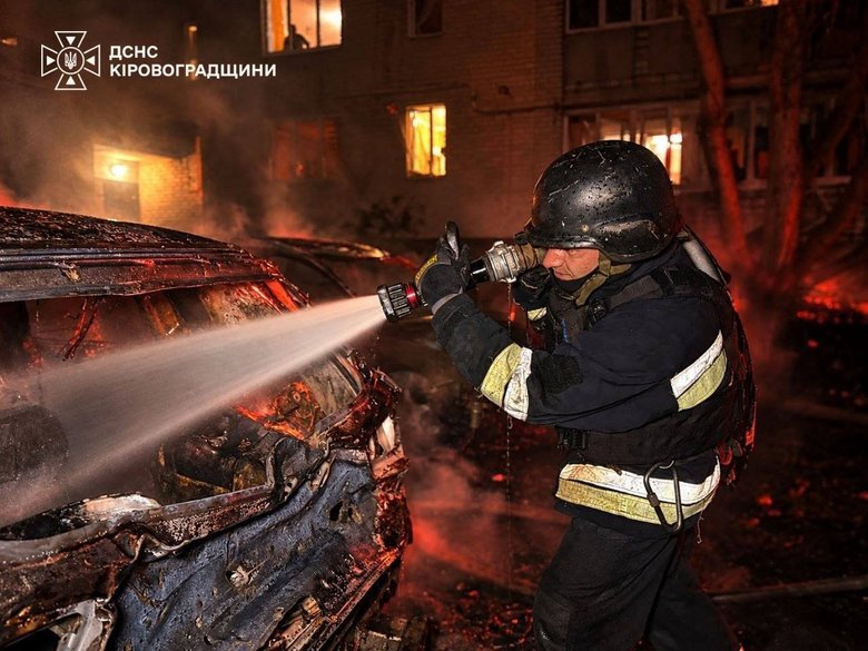 Масована атака на Кіровоградщину тривала понад 10 годин