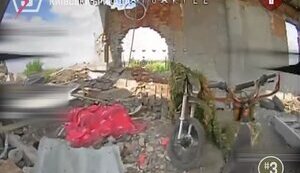 5th SAB fighters destroy occupiers’ shelter, camouflaged motorcycles, mortar position, and vehicle. VIDEO