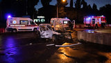 Смертельное ДТП на проспекте Победы в Киеве: погибла девушка-водитель, ее пассажиры - госпитализированы. ВИДЕО+ФОТОрепортаж