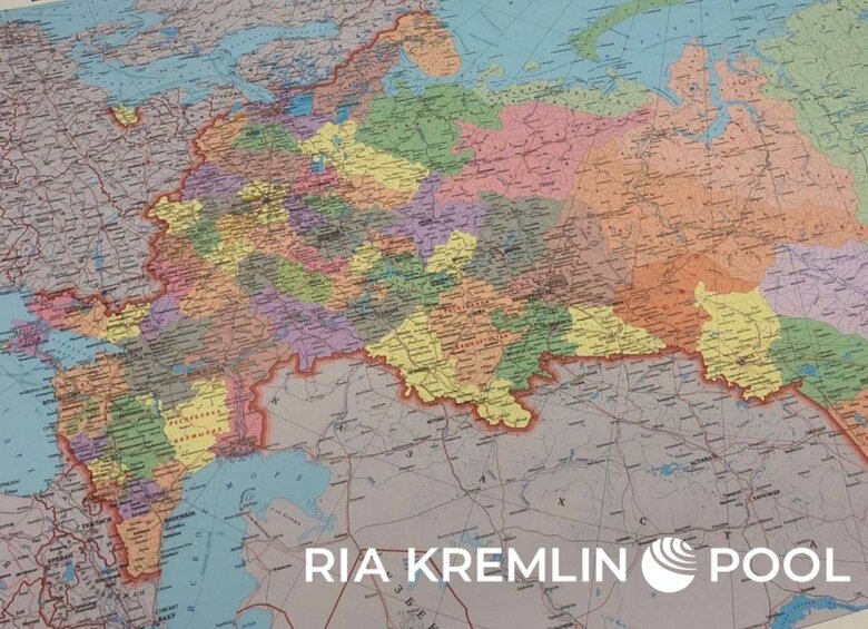 В Москве начали выпускать карты РФ с оккупированными территориями Украины 01