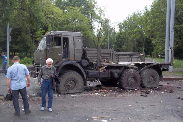 донецк обстрел огонь террористы дружественный